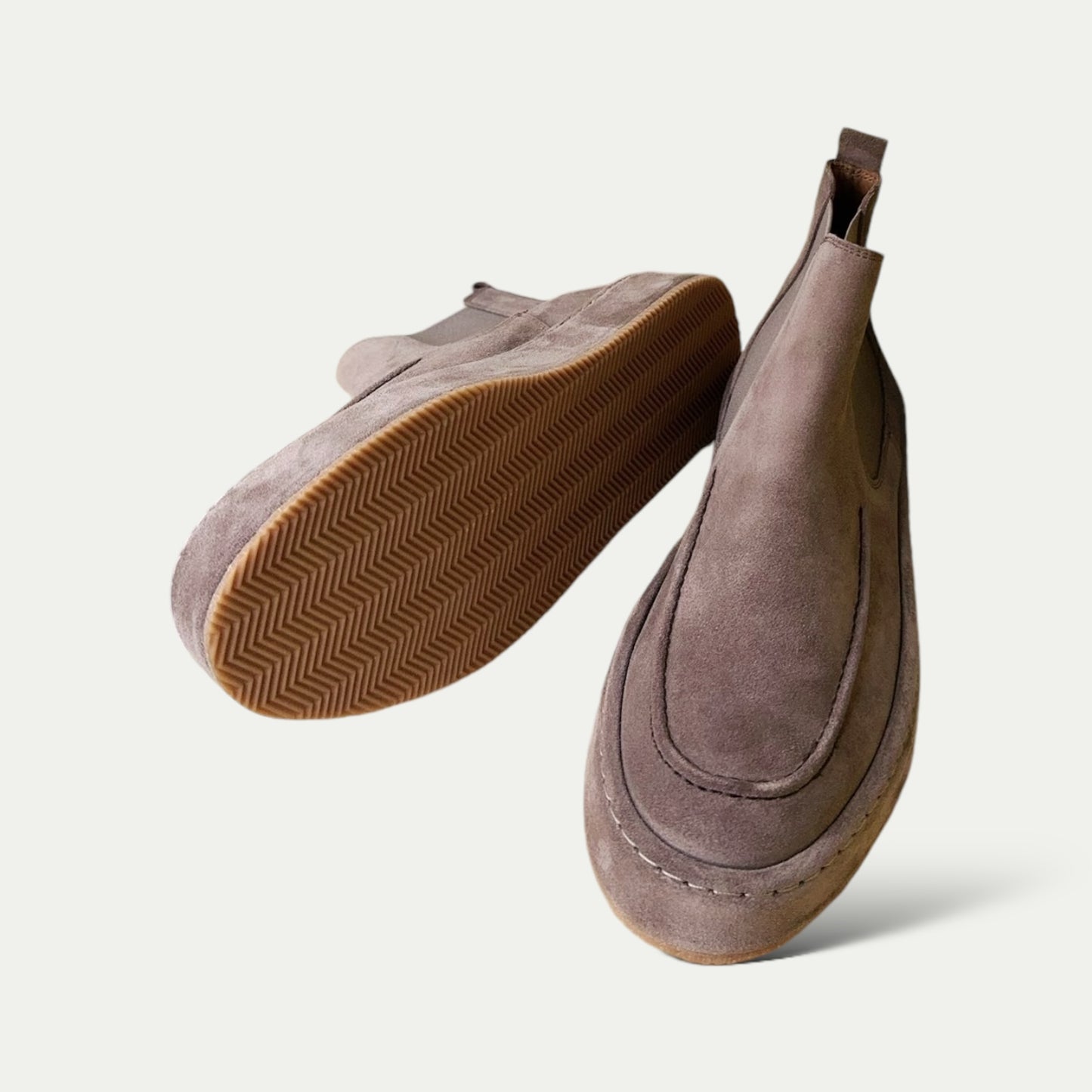 CHELSEA BOOTS SUEDE NATURAL BEIGE