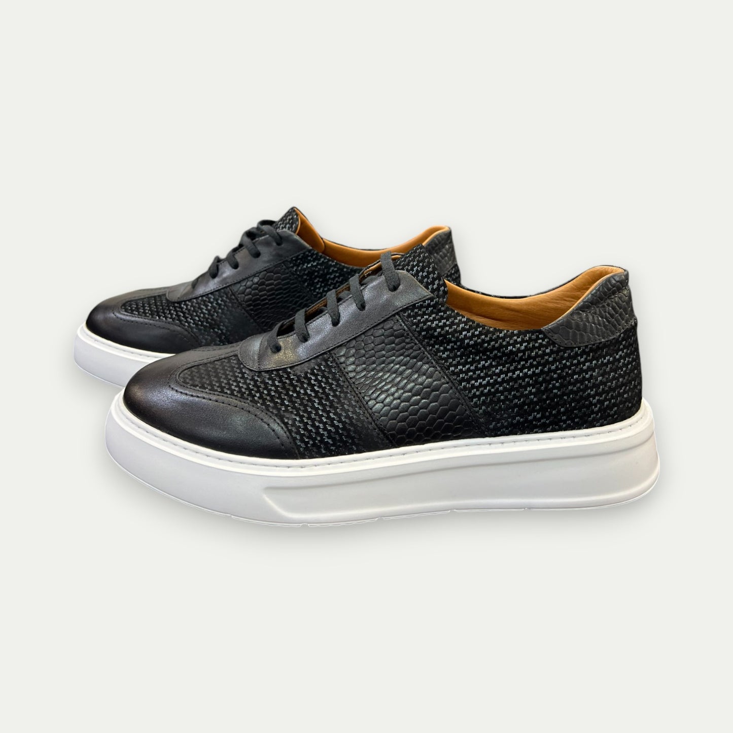 SNEAKERS HOMME CUIR ET DAIM