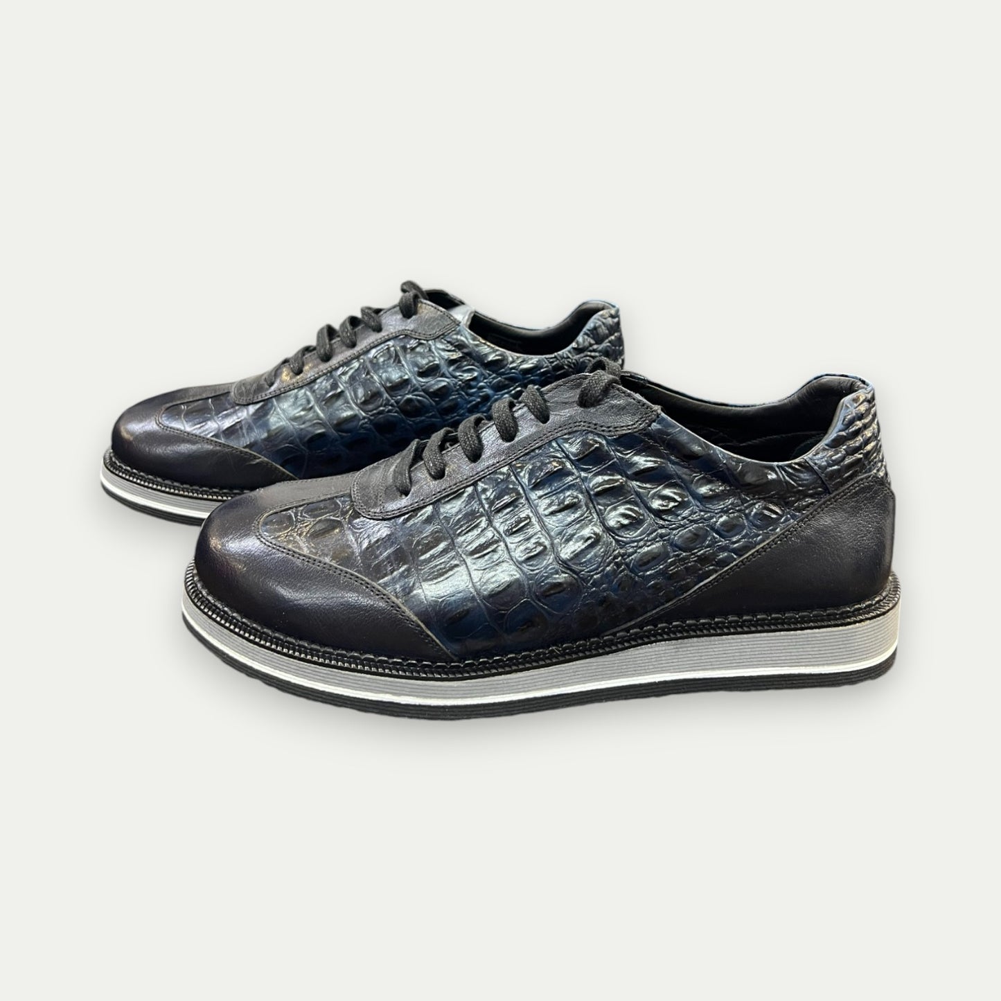 SNEAKERS VILLE HOMME PRINTED CROCO