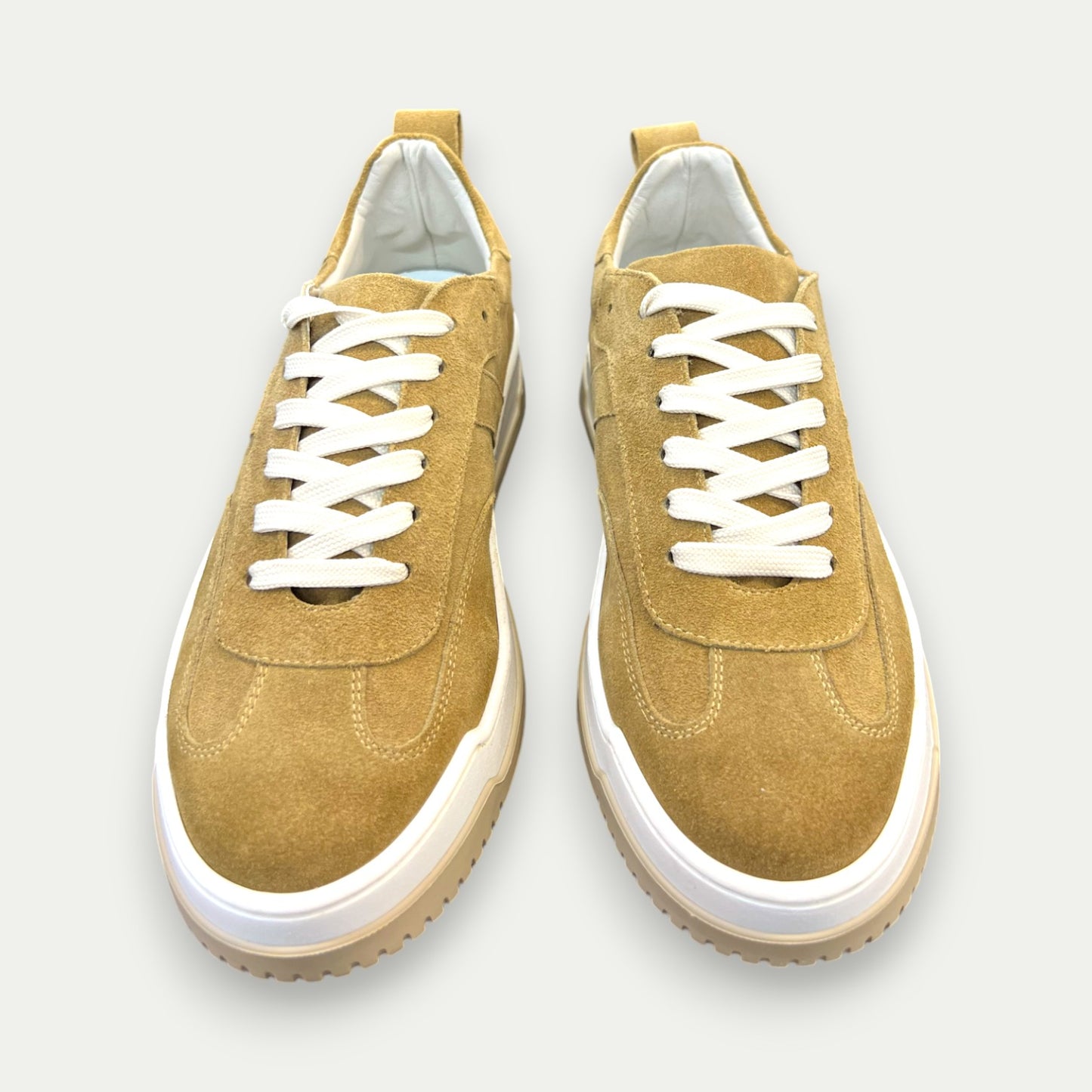 SNEAKERS HOMME EN DAIM CAMEL