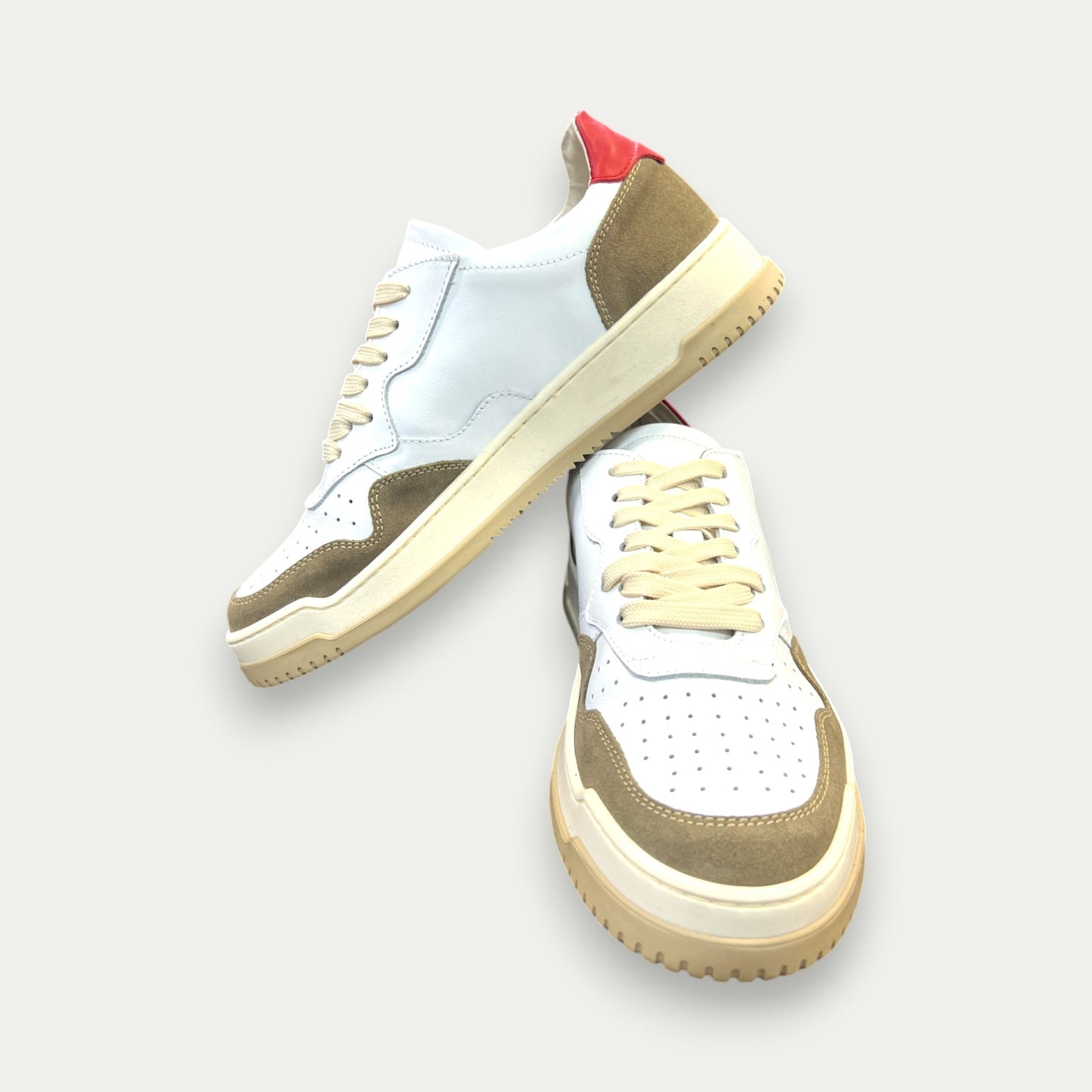 SNEAKERS HOMME SUEDE-NAPPA BICOLOR