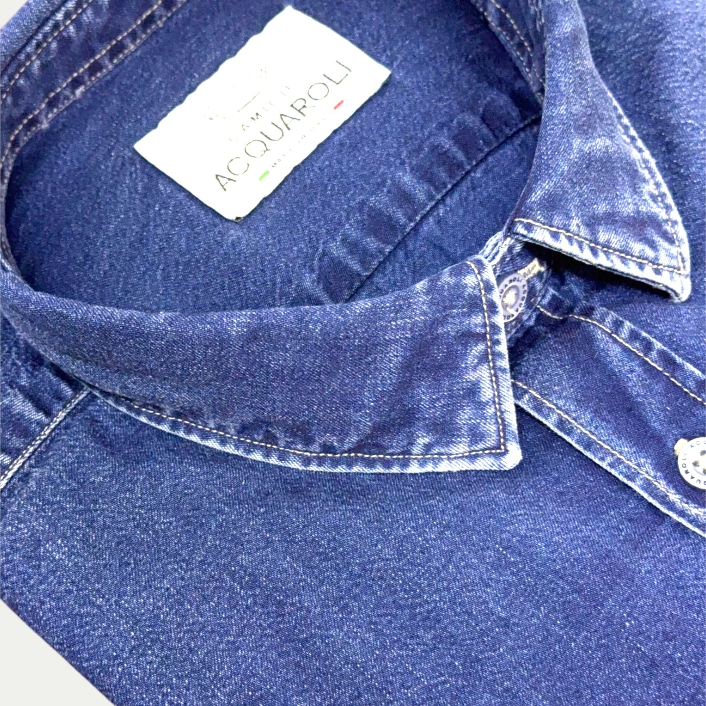 ACQUAROLI CHEMISE HOMME DENIM