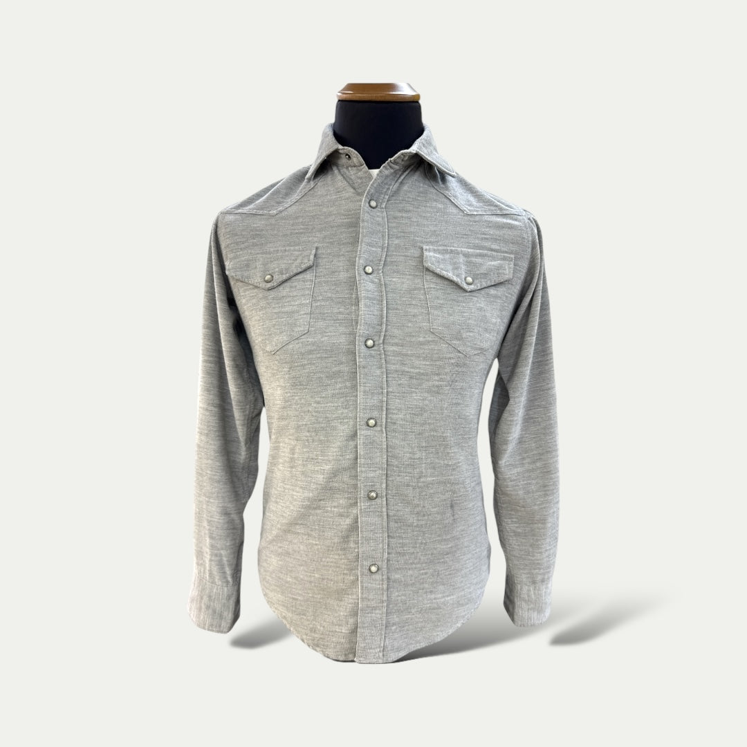 ELEVENTY CHEMISE HOMME FLANELLE GRIS MÉDIUM