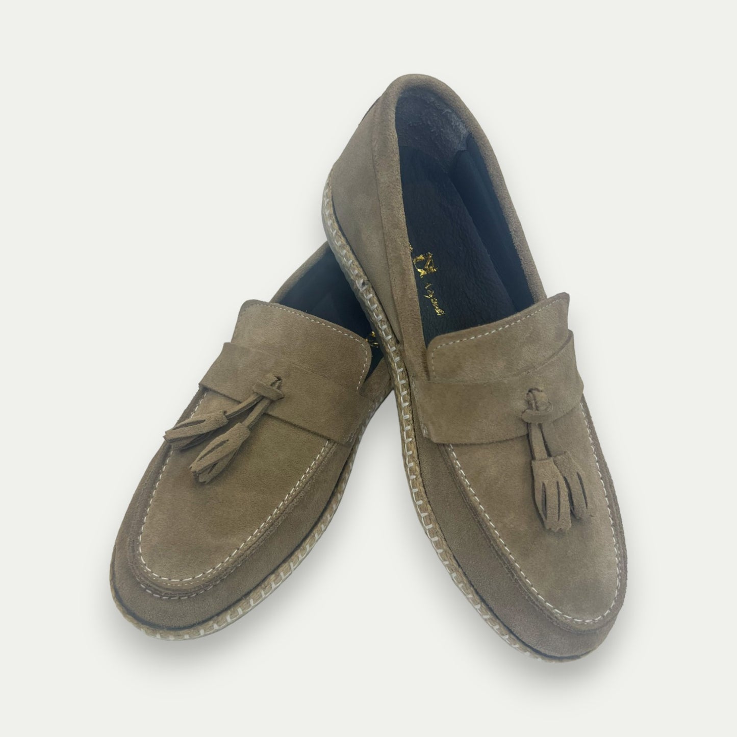 MOCASSINS POMPONS BEIGE