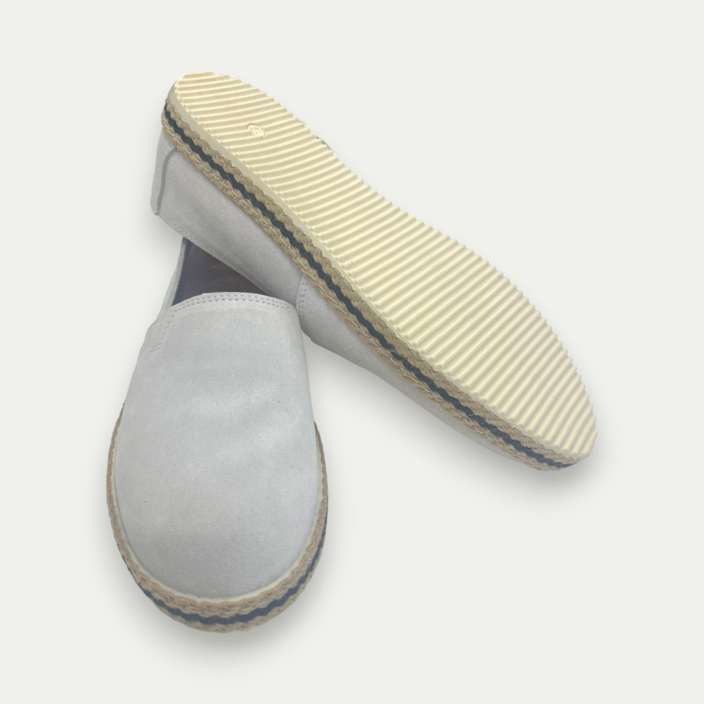 ESPADRILLES EN DAIM WHITE
