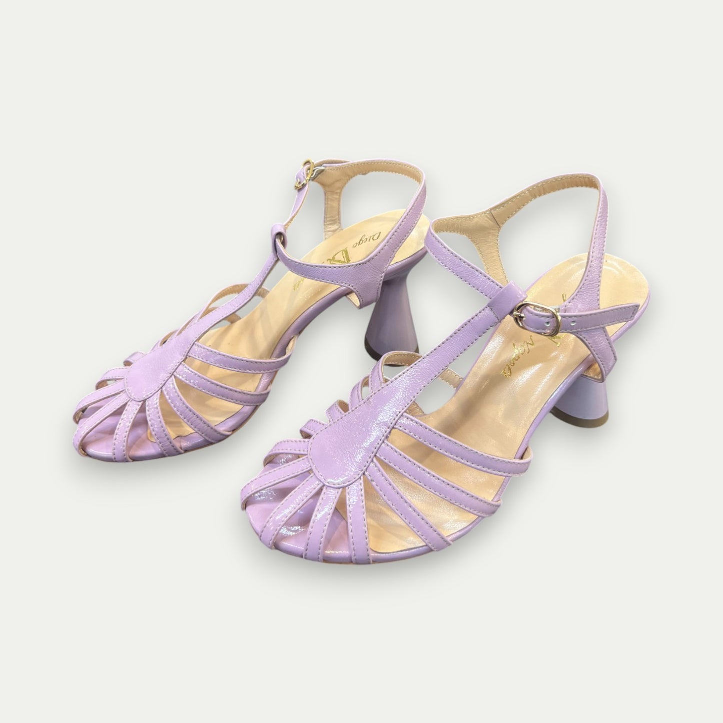 SANDALES A TALONS VIOLET
