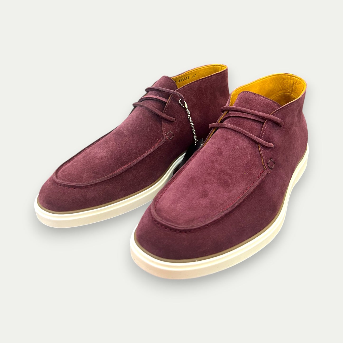 MOCASSINS SUEDE LACETS HOMME SEMELLES CAOUTCHOUC