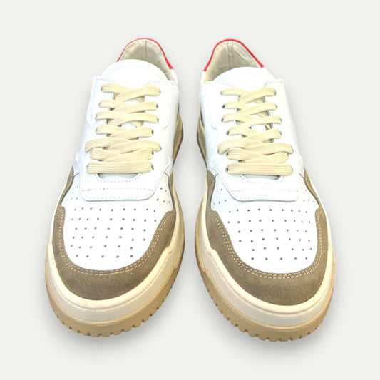 SNEAKERS HOMME SUEDE-NAPPA BICOLOR