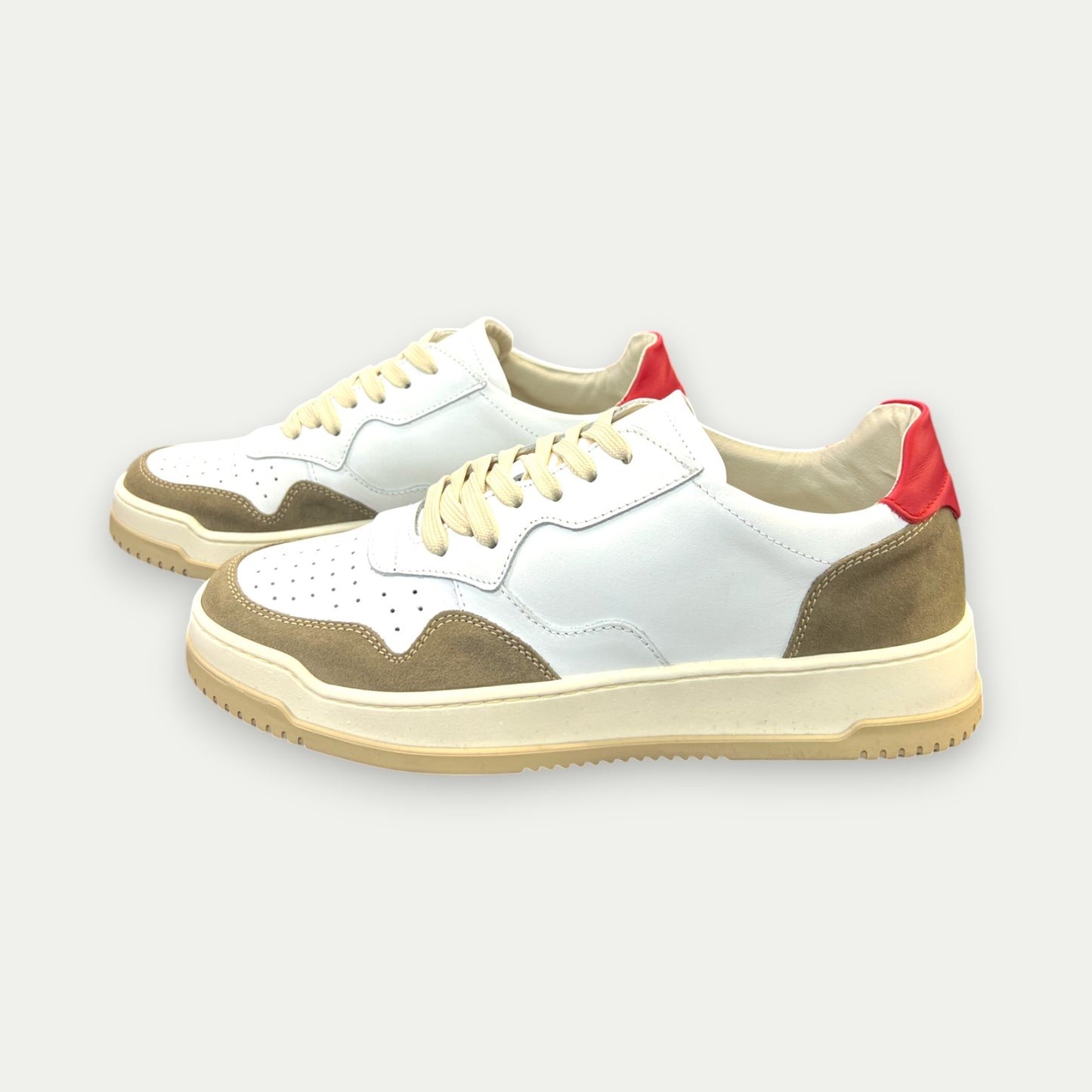 SNEAKERS HOMME SUEDE-NAPPA BICOLOR